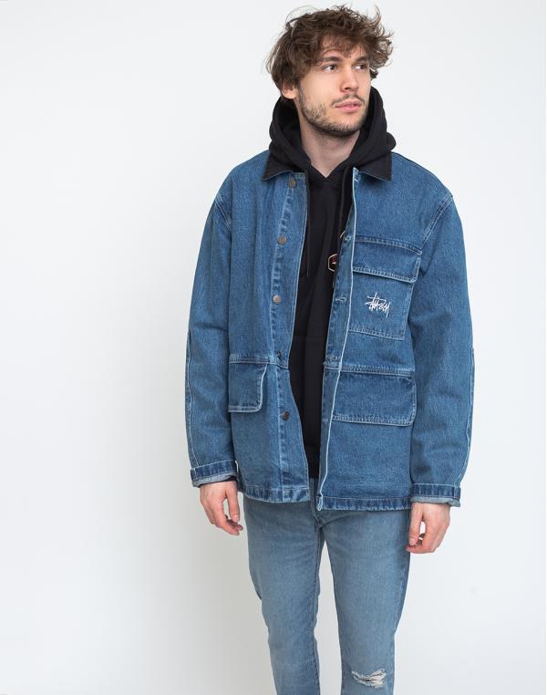 Stüssy Denim Chore Coat Blue M