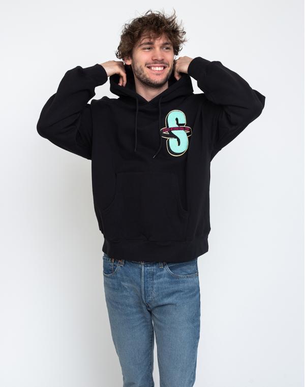 Stüssy S App. Fleece Hood Black S