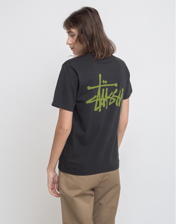 Stüssy Basic Pig. Dyed Tee Black S