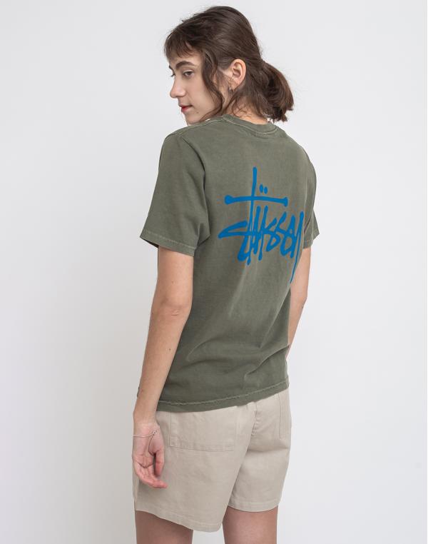 Stüssy Basic Pig. Dyed Tee Olive S