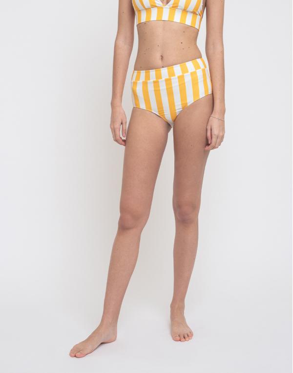 Dedicated Bikini Pants Slite Big Stripes Yellow XS