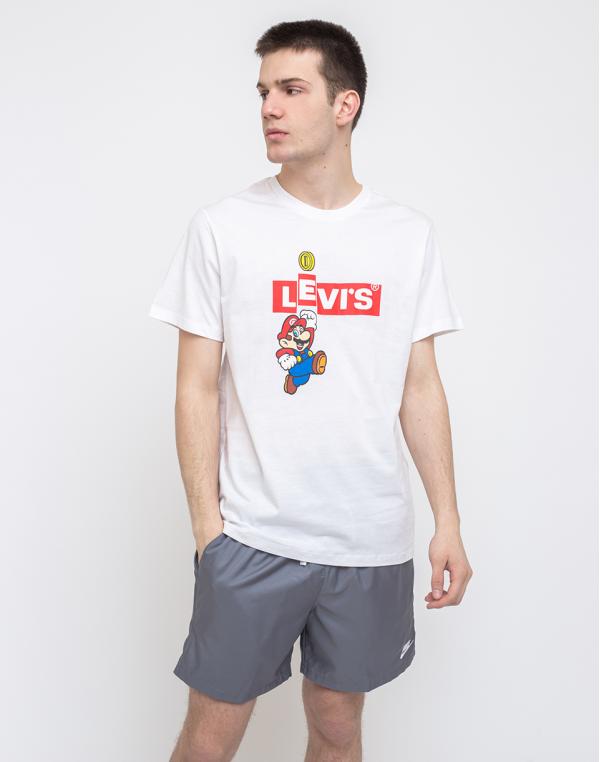 Levi's® Graphic Crewneck Tee Mario White S