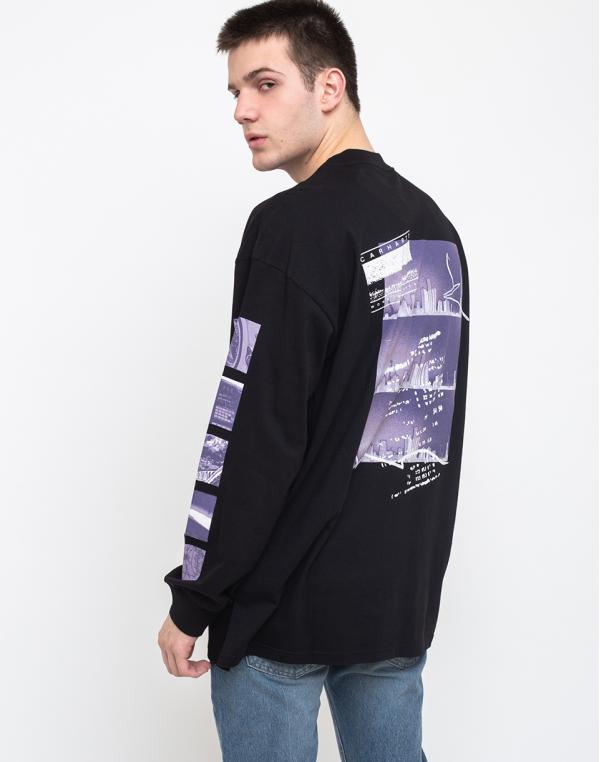 Carhartt WIP L/s Stack T-Shirt Black M