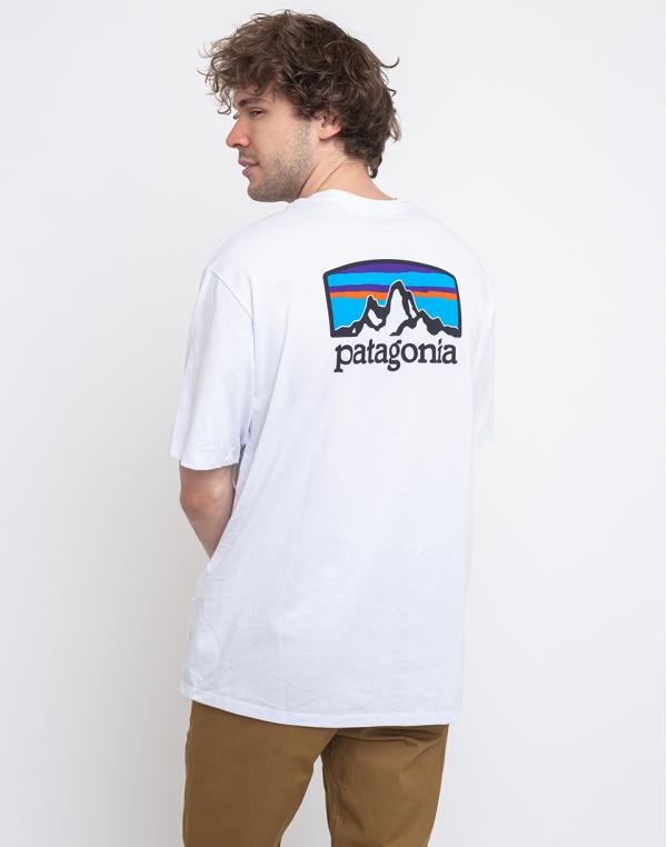 Patagonia M's Fitz Roy Horizons Responsibili-Tee White L