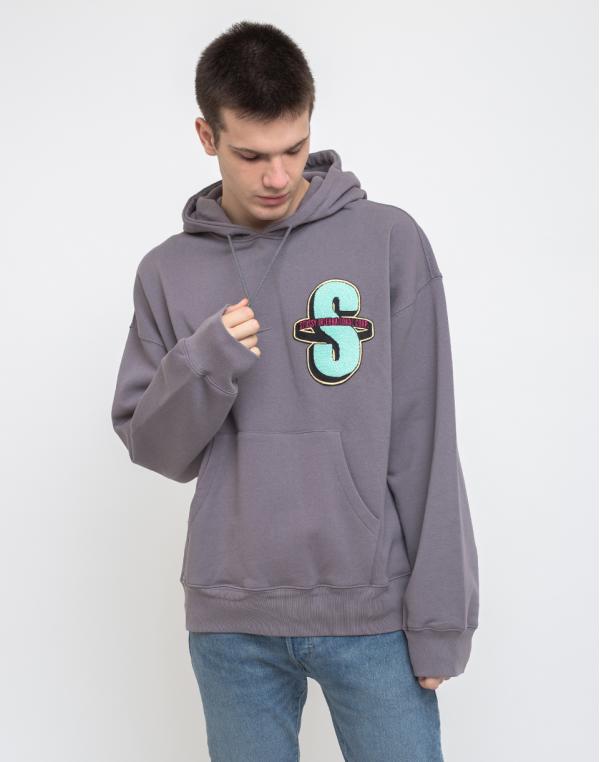 Stüssy S App. Fleece Hood Grey S