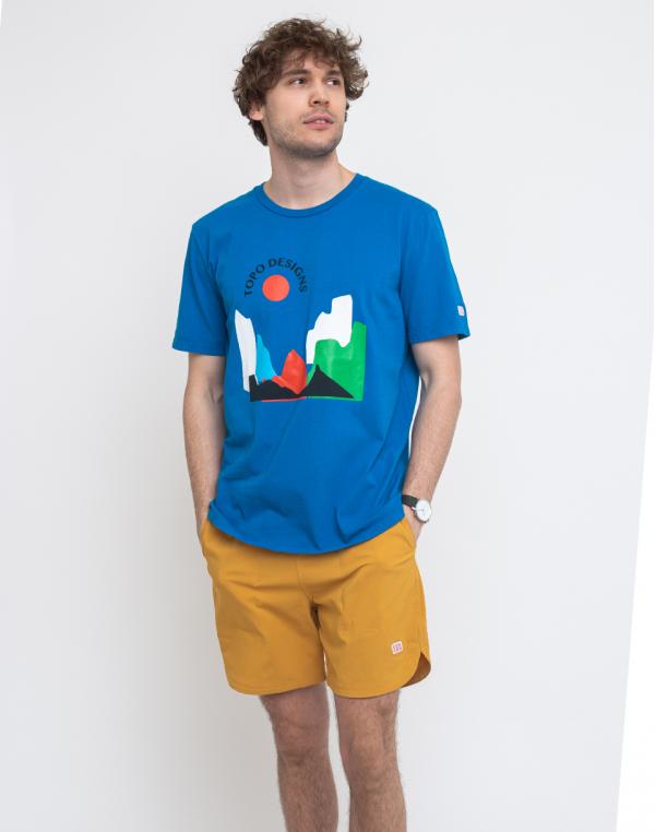Topo Designs Sun Tee M Blue L