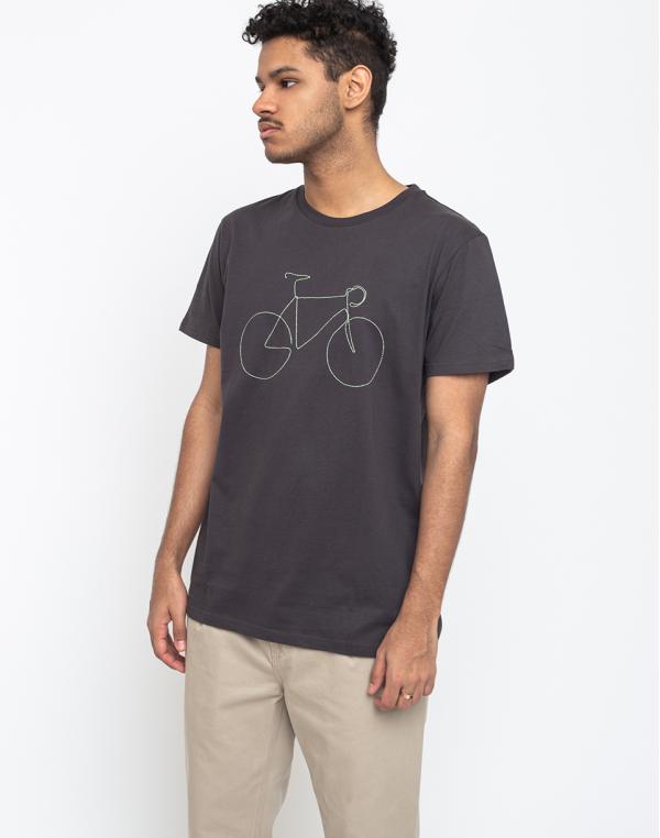 Dedicated T-shirt Stockholm Bicycle Charcoal S
