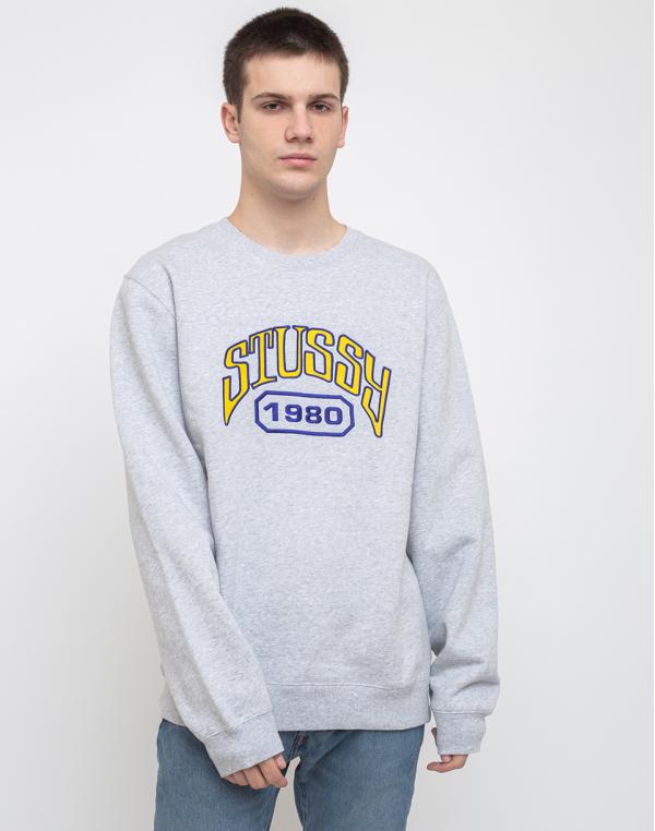Stüssy Tackle Twill App. Crew Ash Heather M
