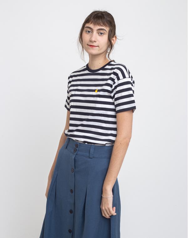 Carhartt WIP W' S/s Scotty T-Shirt Scotty Stripe/Dark Navy/White M