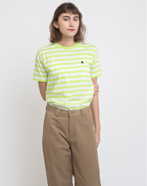 Carhartt WIP W' S/s Scotty T-Shirt Scotty Stripe/Lime/White M