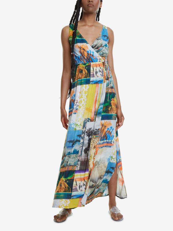 Šaty Desigual Vest Hawai Barevná