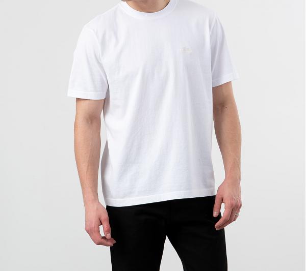 Stüssy Stock Logo Crew Tee White