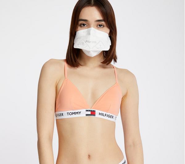 Tommy Hilfiger Padded Triangle Bra Peach