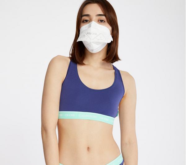 Calvin Klein Unlined Bralette Blue Whale