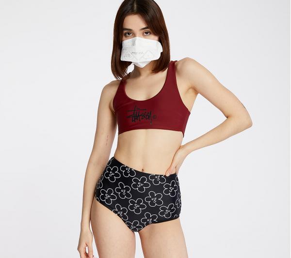 Stüssy Sunset Swim Top Wine