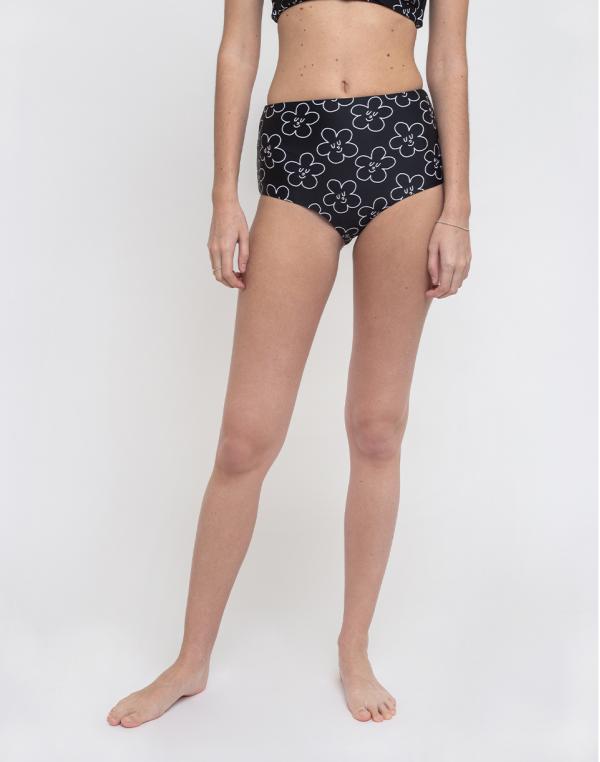 Lazy Oaf Wallflower Bikini Bottoms Black XS