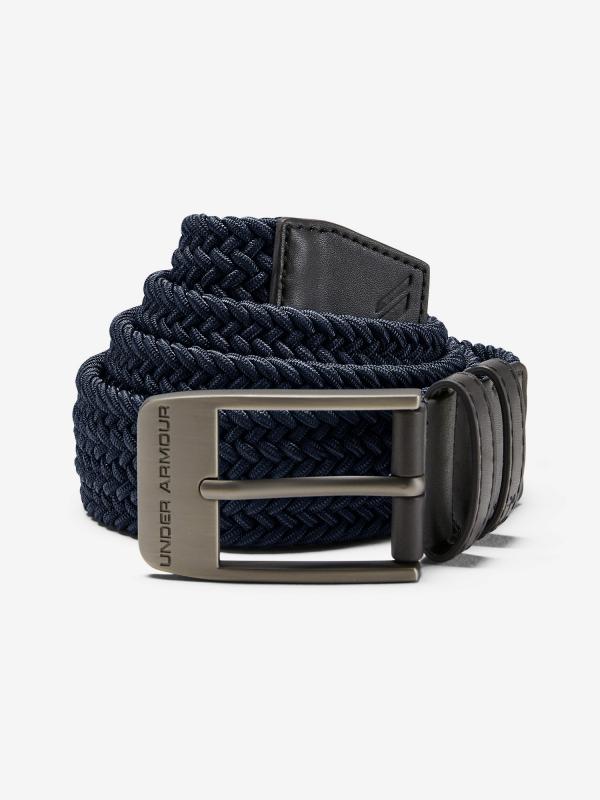 Pásek Under Armour Men's Braided 2.0 Belt Modrá