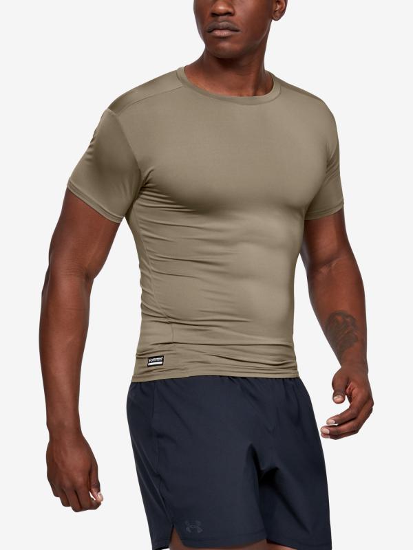 Kompresní tričko Under Armour TAC HG Compression T Hnědá