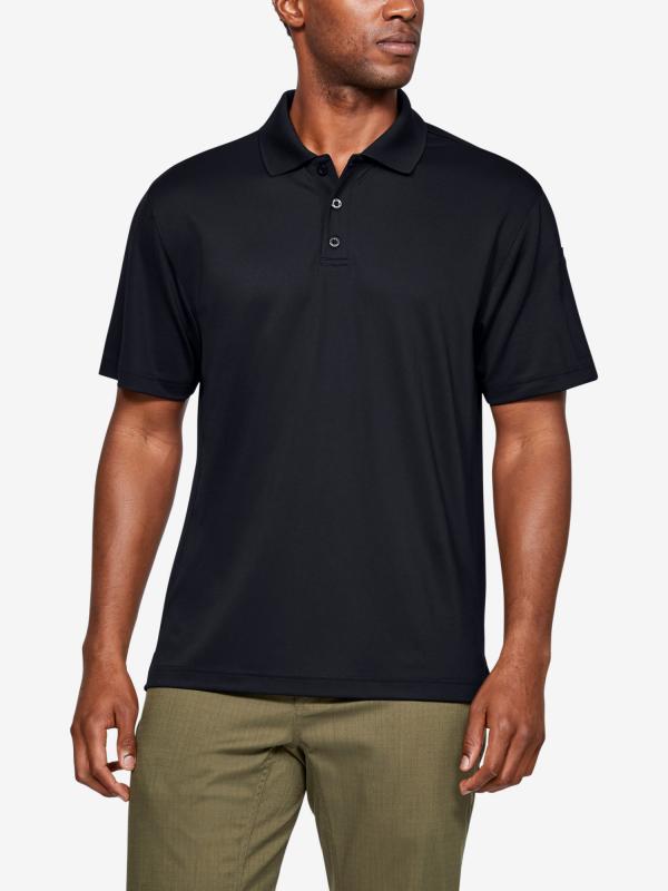 Tričko Under Armour Tac Performance Polo Černá