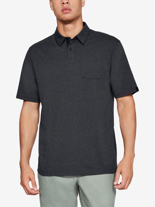 Tričko Under Armour Cc Scramble Polo Černá