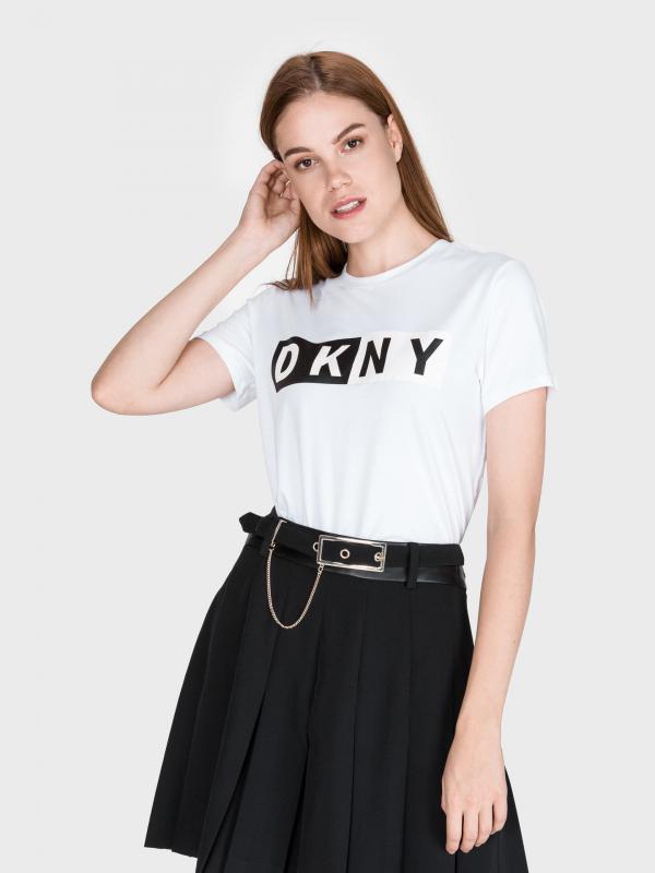 Triko DKNY Bílá