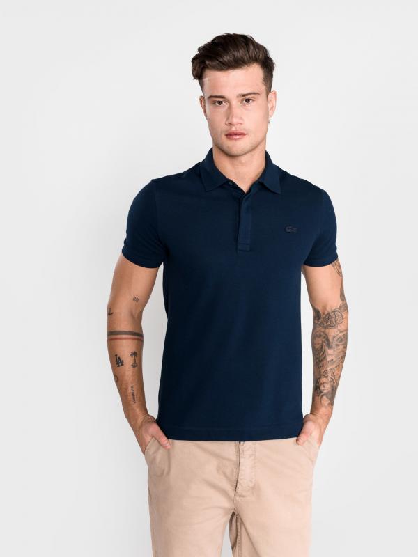 Polo triko Lacoste Modrá