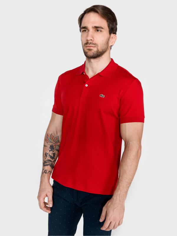 Polo triko Lacoste Červená