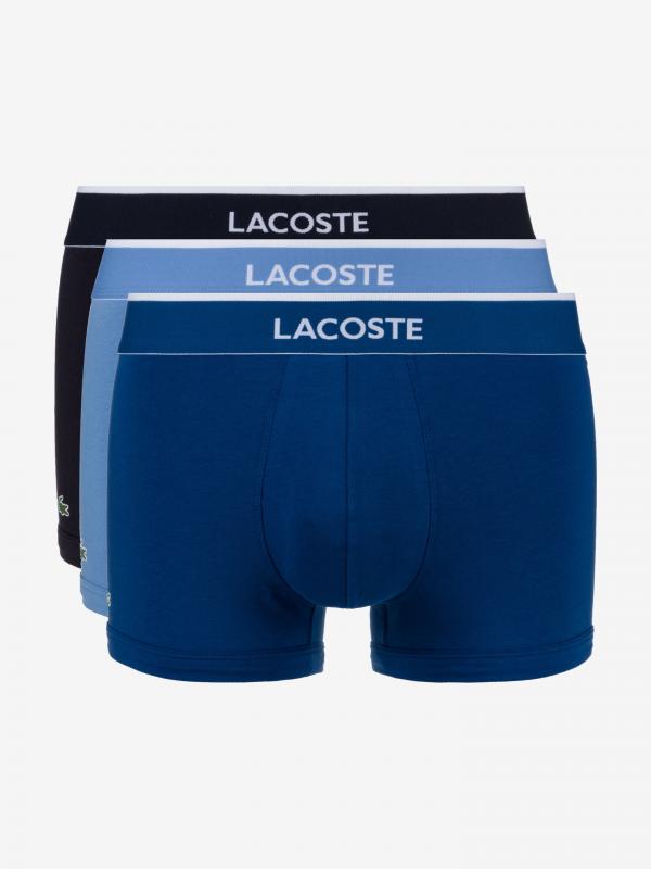 Boxerky 3 ks Lacoste Modrá