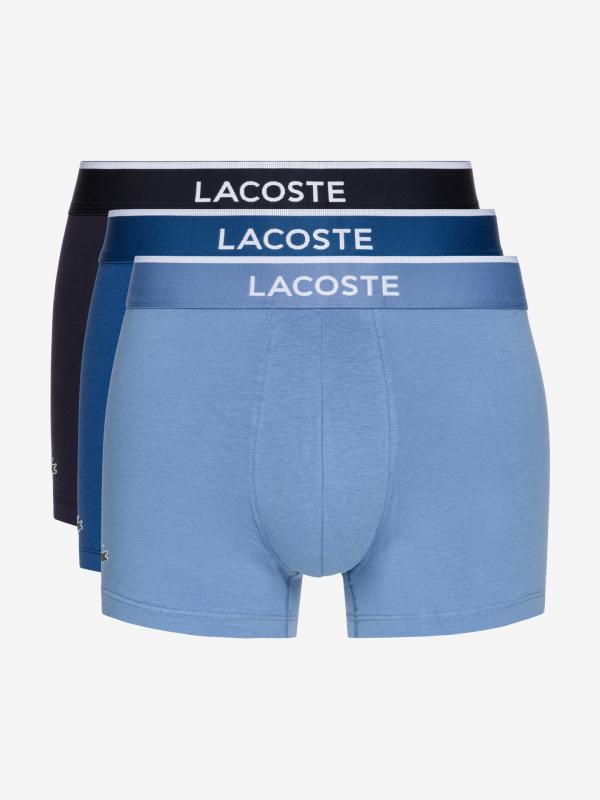 Boxerky 3 ks Lacoste Modrá