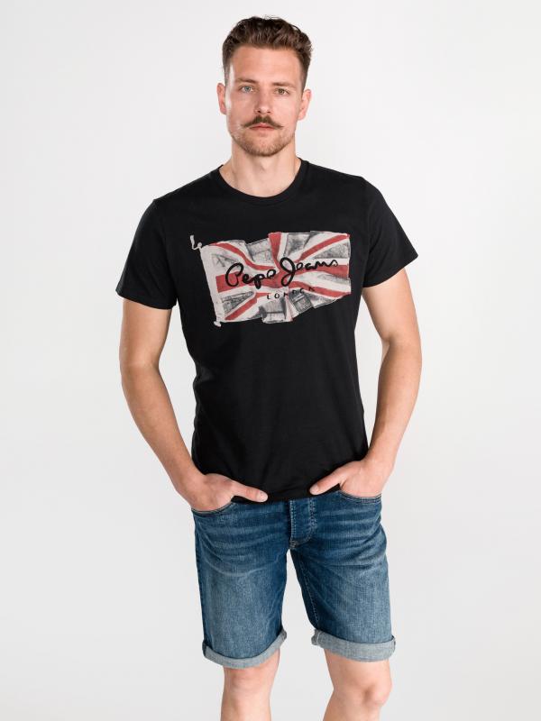 Flag Triko Pepe Jeans Černá