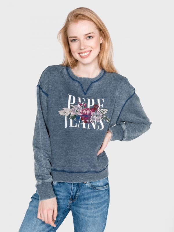 Anas Mikina Pepe Jeans Modrá