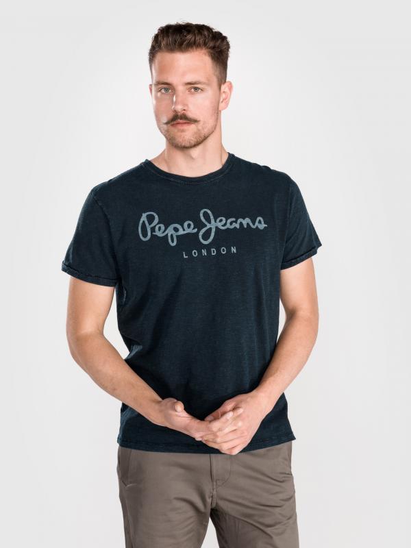 Essential Triko Pepe Jeans Modrá