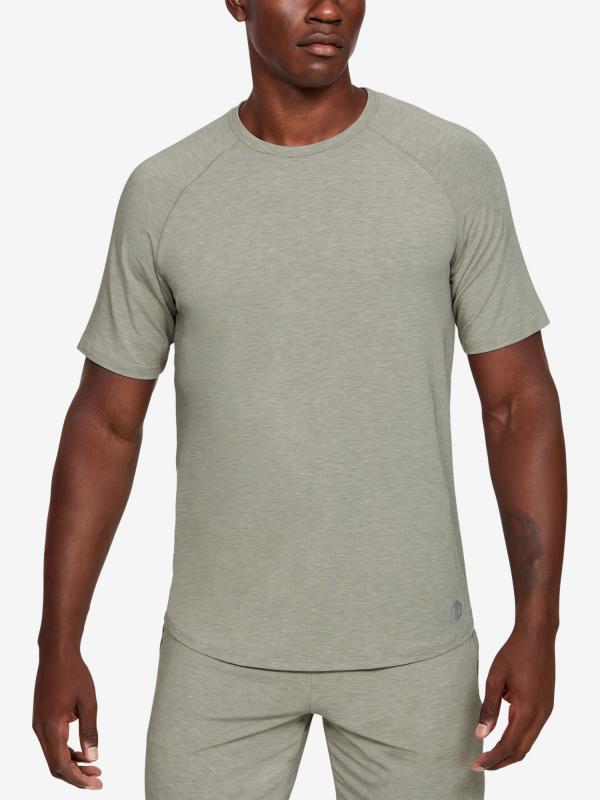 Tričko Under Armour Recover Sleepwear Ss Crew Zelená