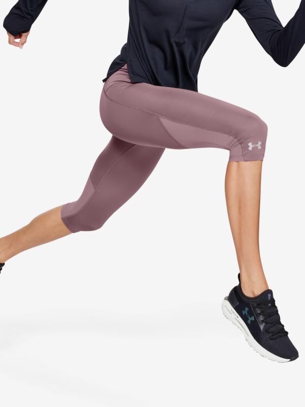 Kompresní legíny Under Armour W Fly Fast Speed Capri Růžová