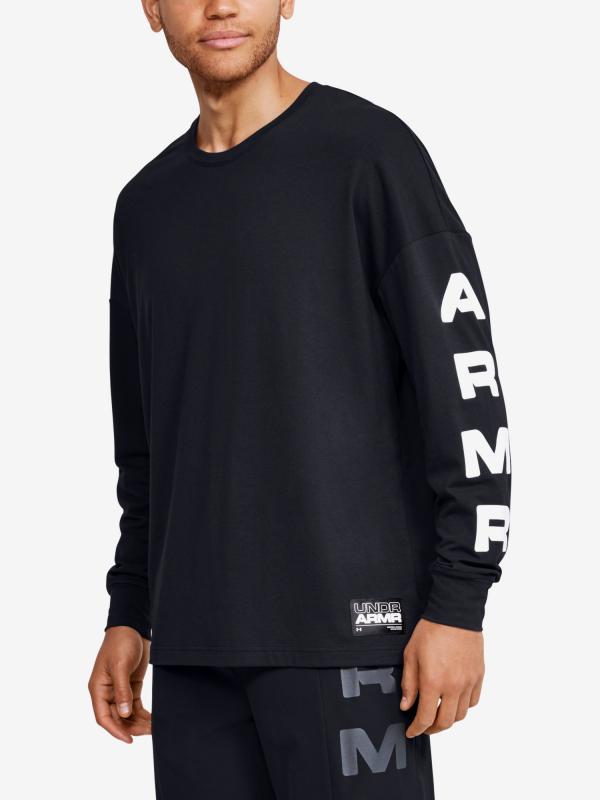 Tričko Under Armour Moments Ls Tee Černá