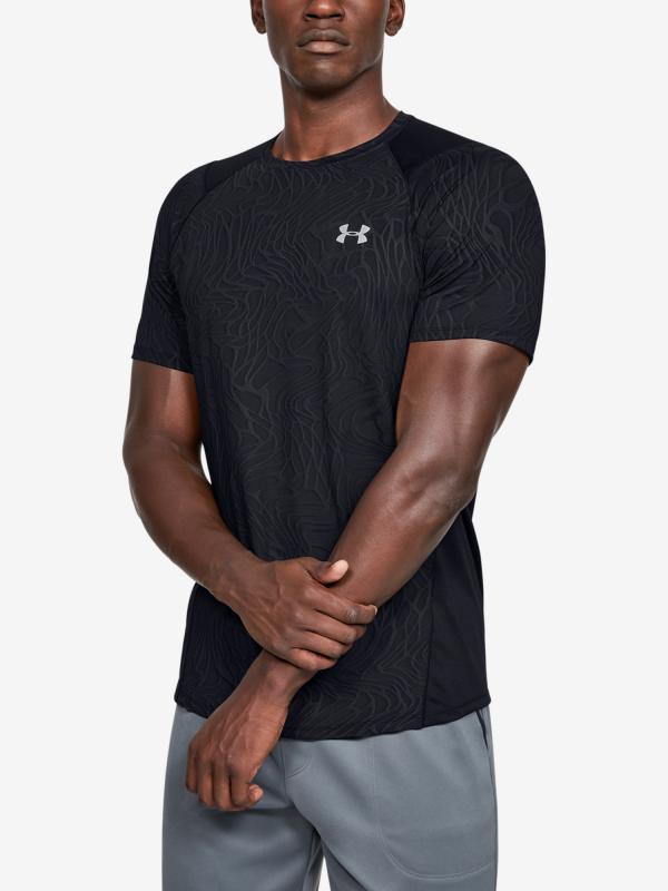 Tričko Under Armour Mk1 Jacqrd Ss Černá