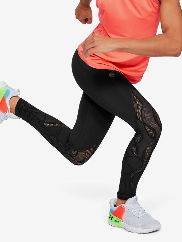 Kompresní legíny Under Armour Rush Vent Leggings Černá