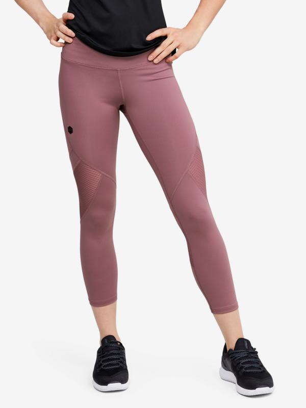 Kompresní legíny Under Armour Rush Crop Růžová