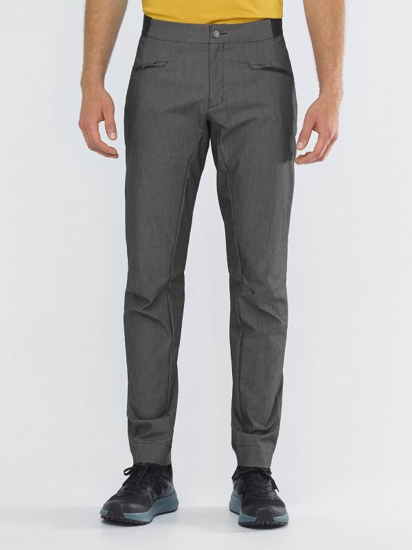 Kalhoty Salomon Wayfarer Alpine Denim Pan Šedá