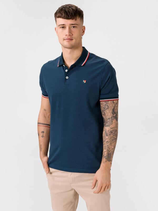 Win Blu. Polo triko Jack & Jones Barevná