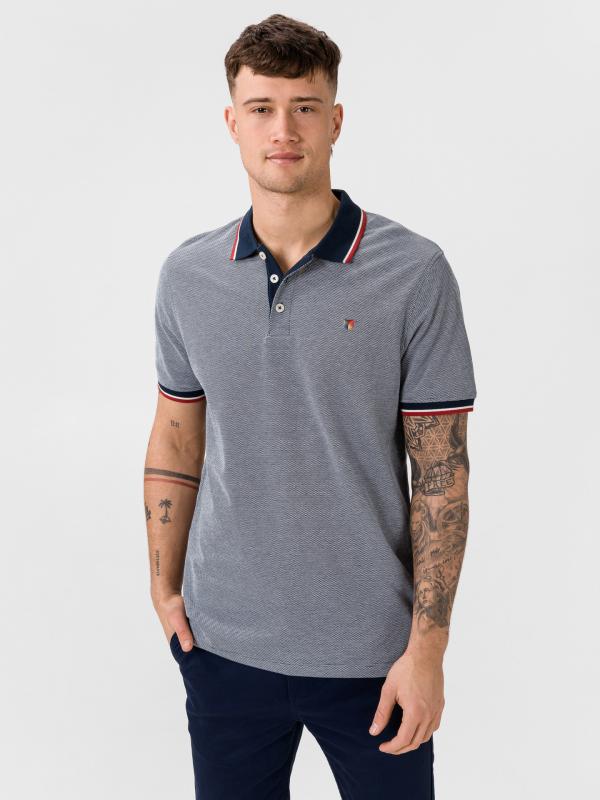 Win Blu. Polo triko Jack & Jones Barevná