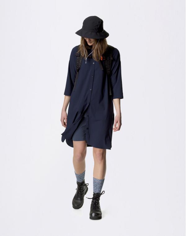 Houdini Sportswear W's Route Shirt Dress Blue Illusion M