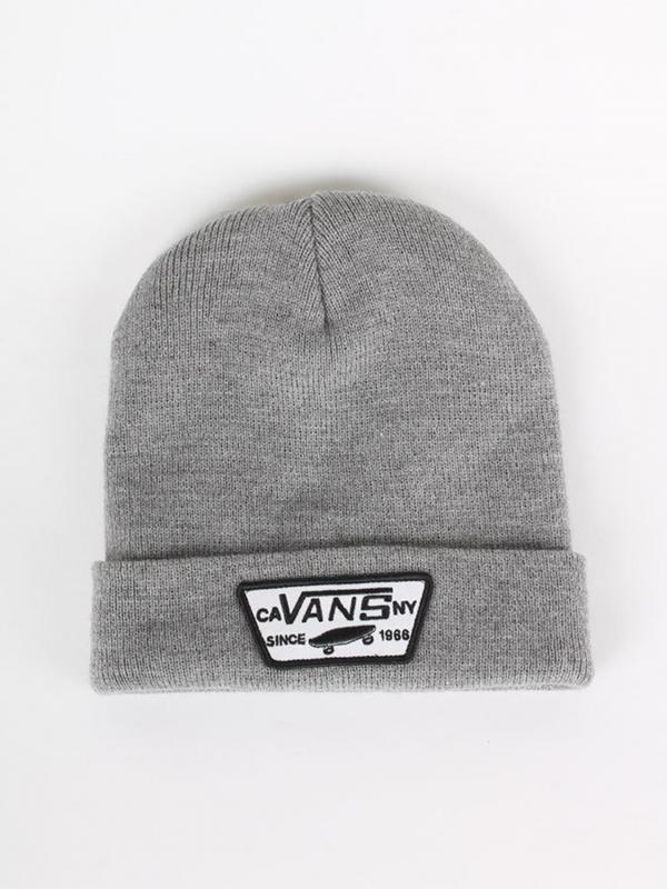 Čepice Vans Mn Milford Beanie Heather Grey Vans Šedá