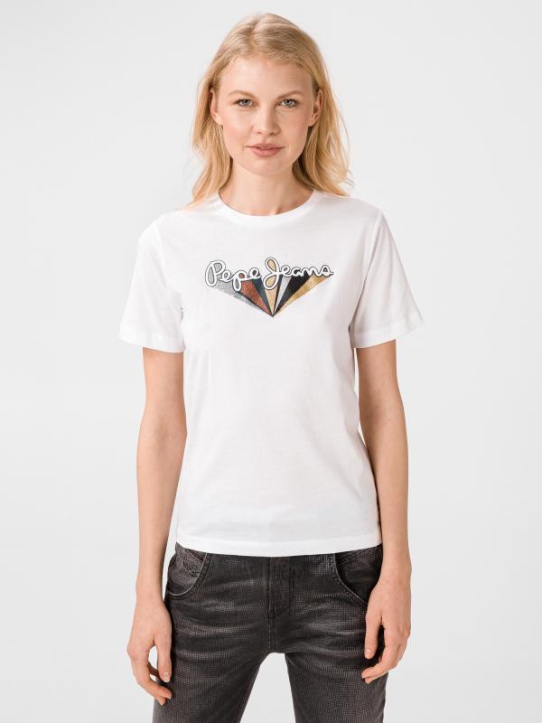 Brioni Triko Pepe Jeans Bílá