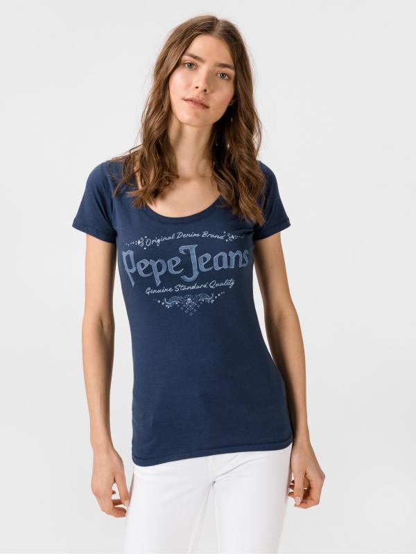 Buffi Triko Pepe Jeans Modrá