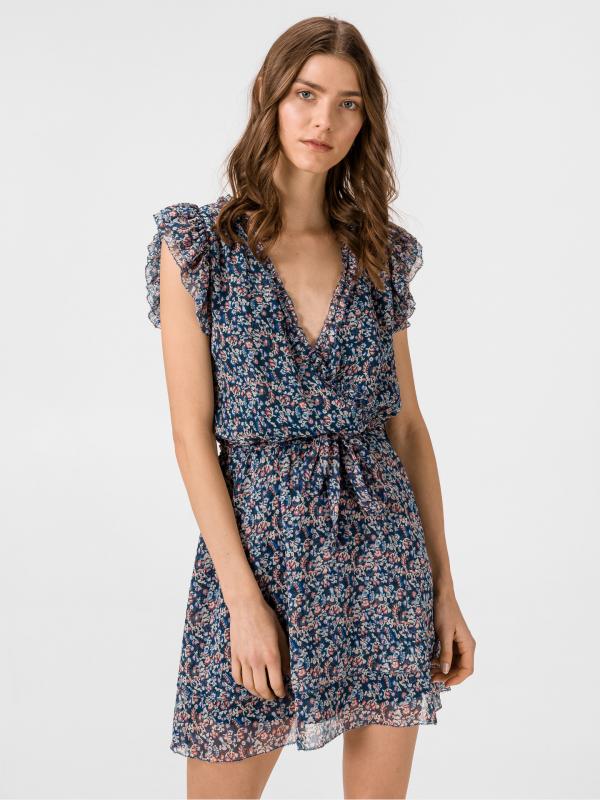 Jara Šaty Pepe Jeans Modrá