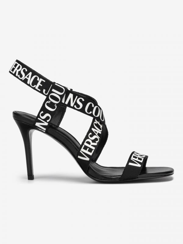 Boty na podpatku Versace Jeans Couture Barevná