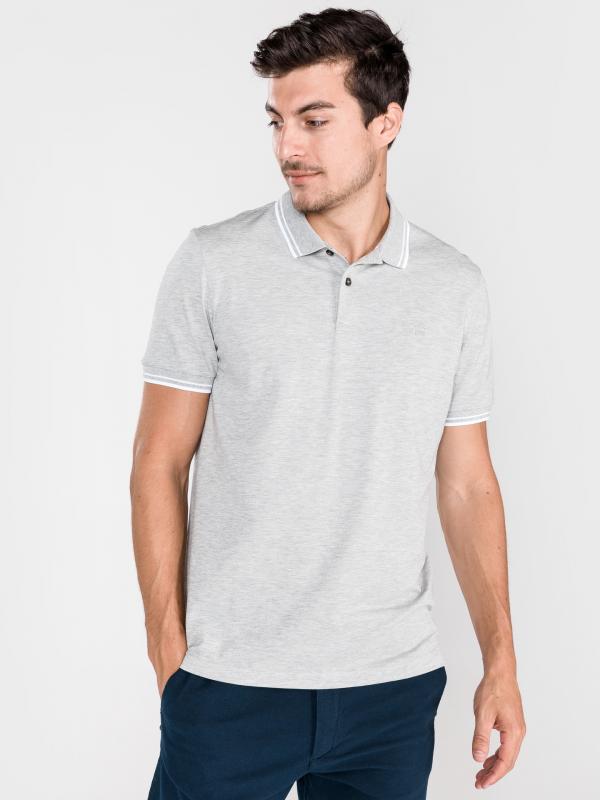Parlay 16 Polo triko BOSS Šedá