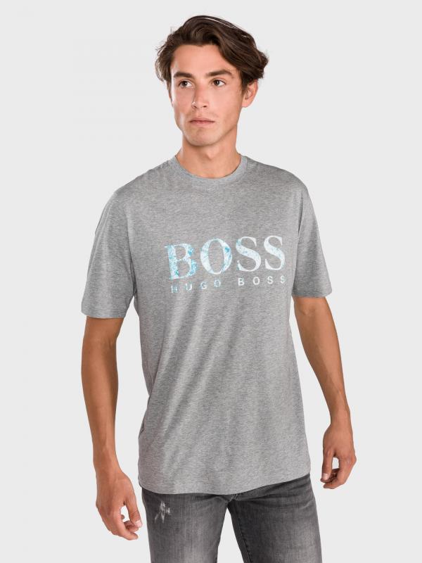 Teecher 4 Triko BOSS Šedá