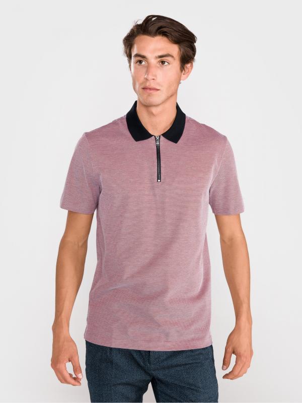 Paras 01 Polo triko BOSS Červená